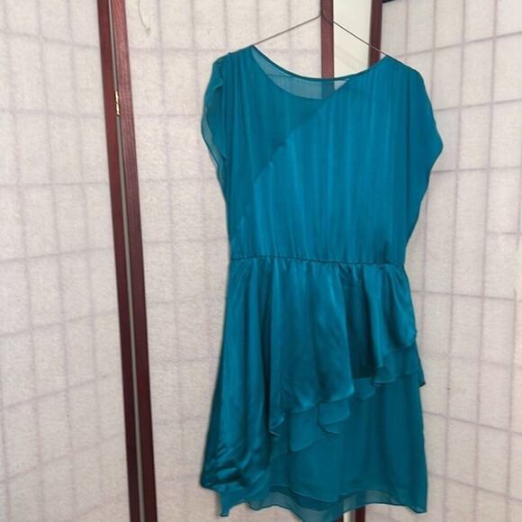 ALICE + OLIVIA SILK MINI DRESS SIZE L - Picture 3 of 11
